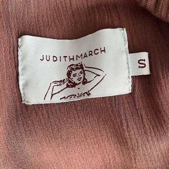 Judith March Boho Pheasant Crochet Top Shirt SZ S - Picture 12 of 15